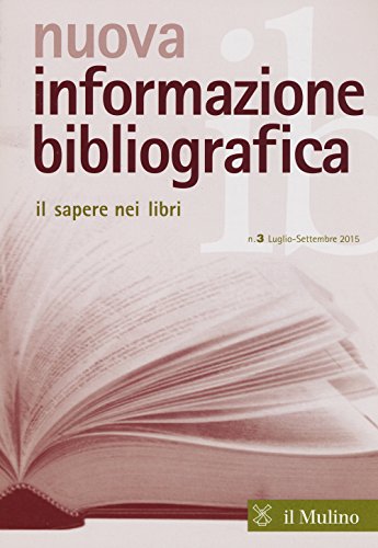 Nuova informazione bibliografica (2015) (Vol. 3) - copertina