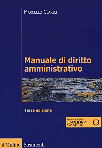 Manuale di diritto amministrativo - copertina
