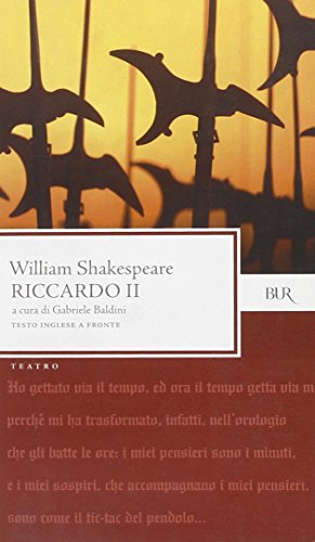 Riccardo II. Testo inglese a fronte - copertina