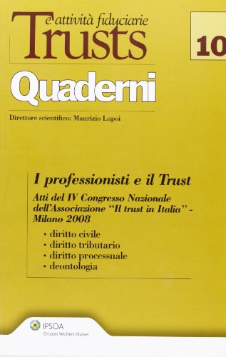 I professionisti e il trust - copertina