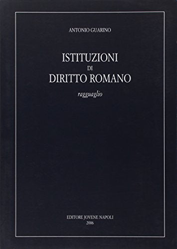 Istituzioni di diritto romano. Ragguaglio - copertina