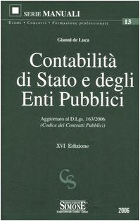 Contabilità di Stato e degli enti pubblici - copertina