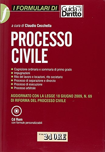 Processo civile. Con CD-ROM - copertina