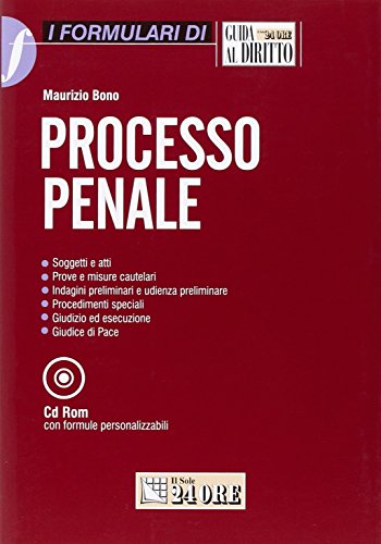 Processo penale. Con CD-ROM - copertina