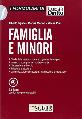 Famiglia e minori. Con CD-ROM - copertina