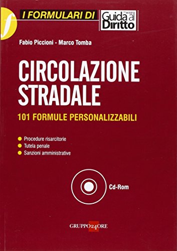 Circolazione stradale. 101 formule personalizzabili. Con CD-ROM - copertina