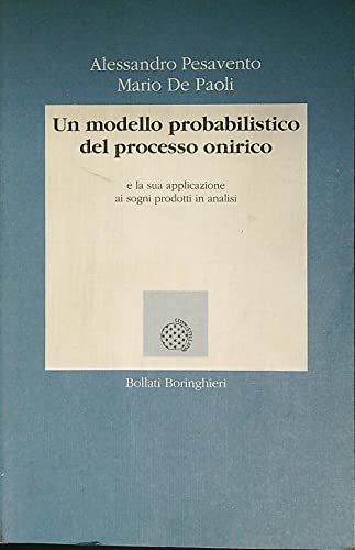 Un modello probabilistico del processo onirico - copertina