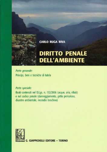 Diritto penale dell'ambiente - copertina