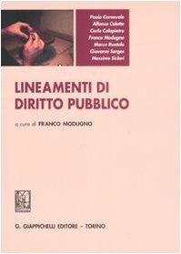 Lineamenti di diritto pubblico - copertina