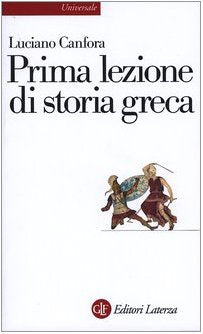 Prima lezione di storia greca - copertina