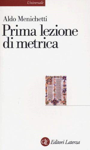 Prima lezione di metrica - copertina