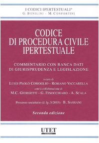 Codice di procedura civile ipertestuale : commentario con banca dati di giurisprudenza e legislazione. Processo societario (D. lg. 5 2003) B. Sassani. CD-ROM mancante. - copertina