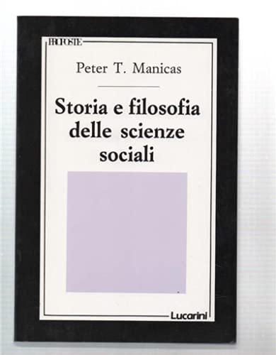 Storia e filosofia delle scienze sociali - copertina