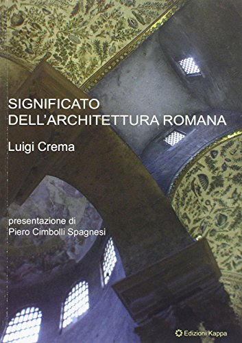 Significato dell'architettura romana - copertina