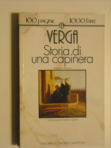 Storia di una capinera - copertina