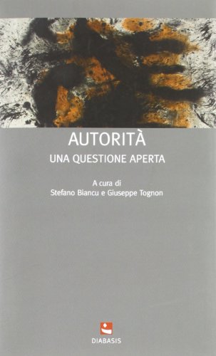 L'autorità: una questione aperta - copertina