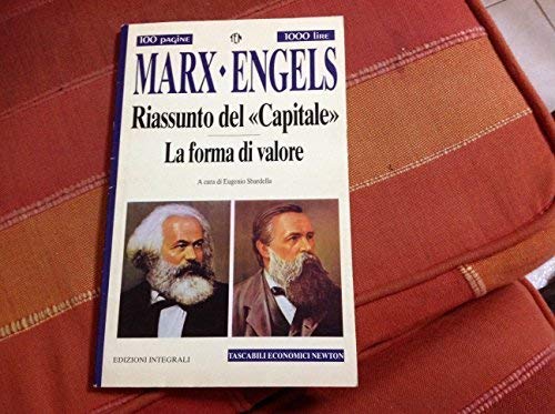 Riassunto del «Capitale». La forma di valore - copertina