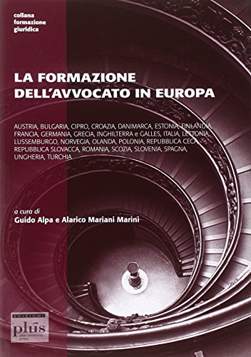 La formazione dell'avvocato in Europa - copertina