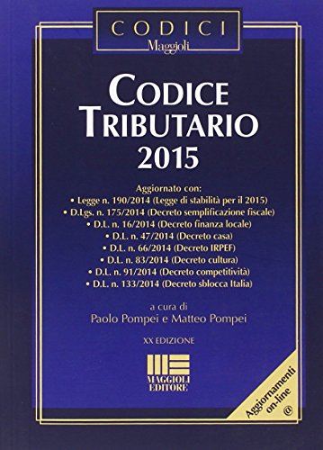 Codice tributario 2015 - copertina
