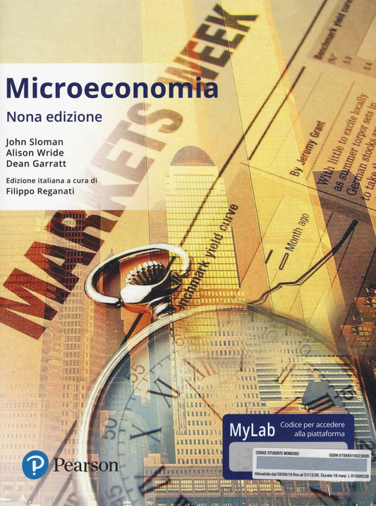Microeconomia. Con aggiornamento online. Mylab - copertina