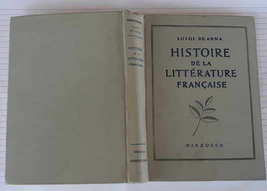 Histoire de la litterature francaise - copertina
