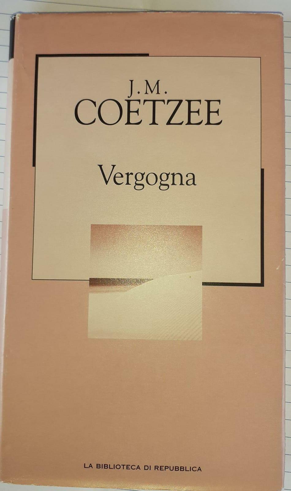 Vergogna - copertina