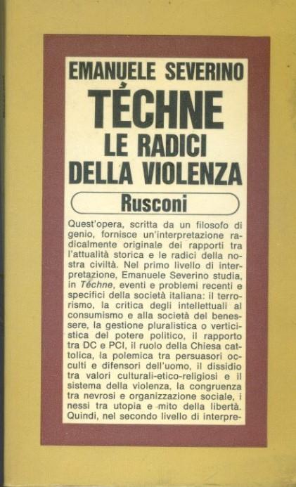 Techne le radici della violenza - copertina