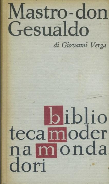 Mastro Don Gesualdo - copertina