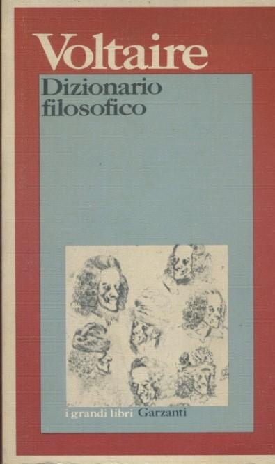 Dizionario filosofico - copertina
