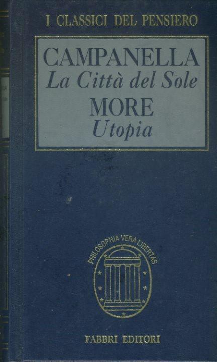 La città del sole. Utopia - copertina