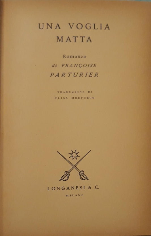 Una voglia matta - copertina