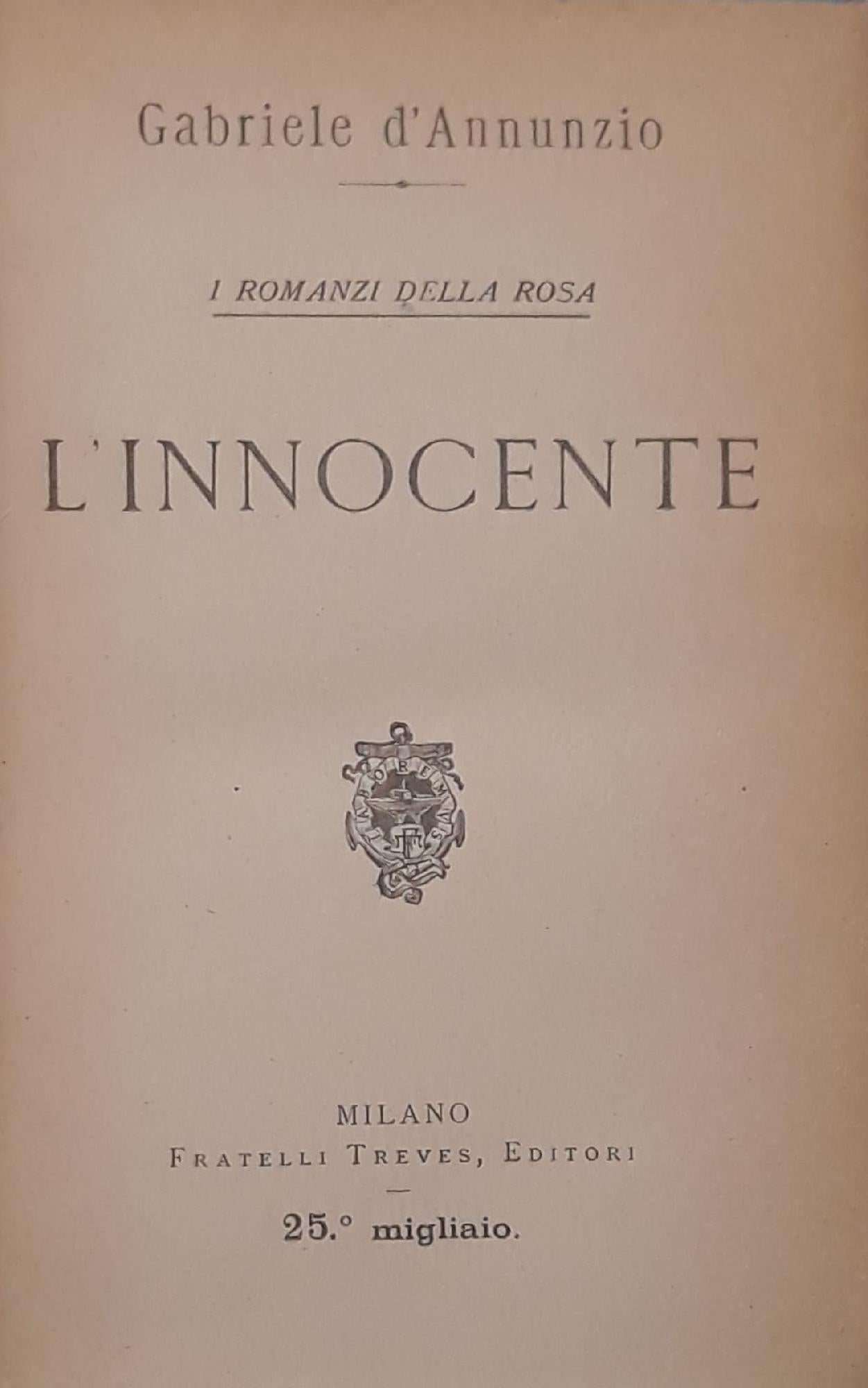 L'innocente - copertina