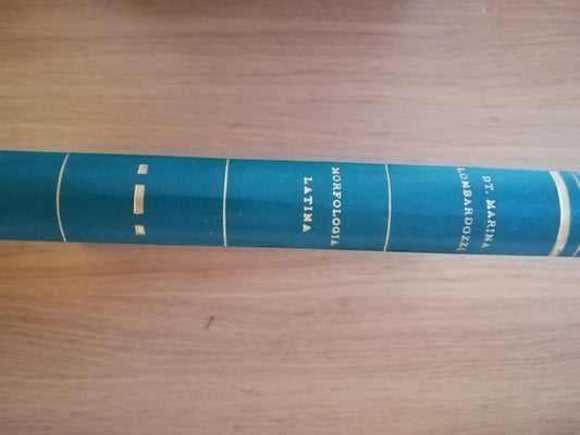 Morfologia latina Volume I - copertina