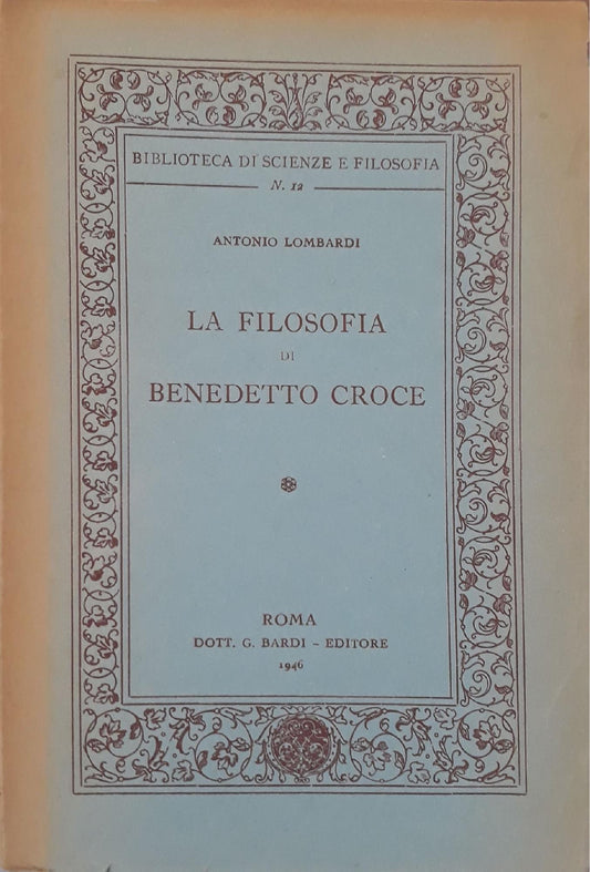 La filosofia di Benedetto Croce - copertina