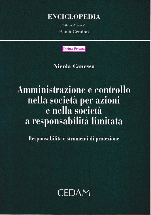 Amministrazione e controllo nelle società per azioni e nella società a responsabilità limitata - copertina