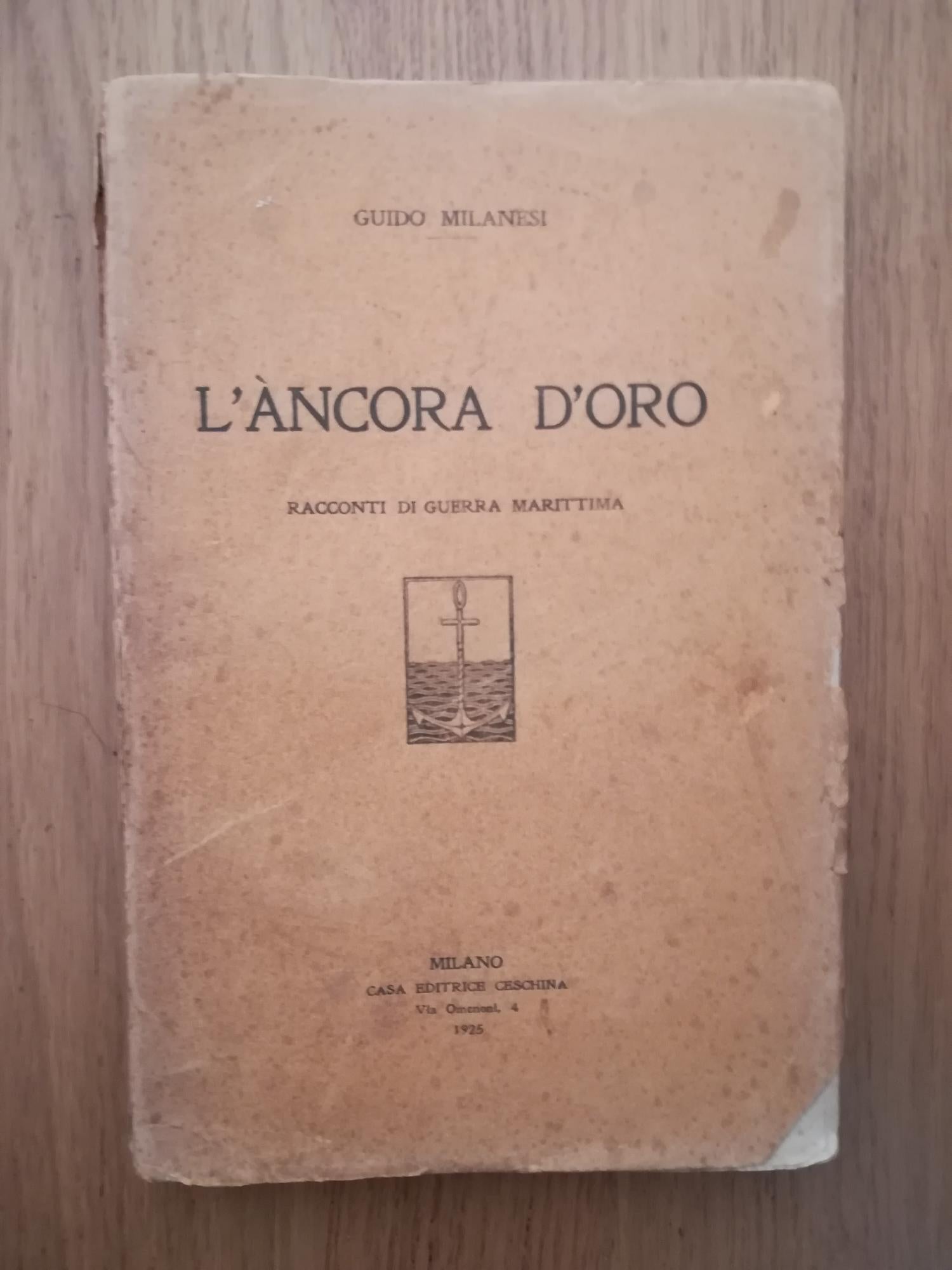 L'ancora d'oro - copertina