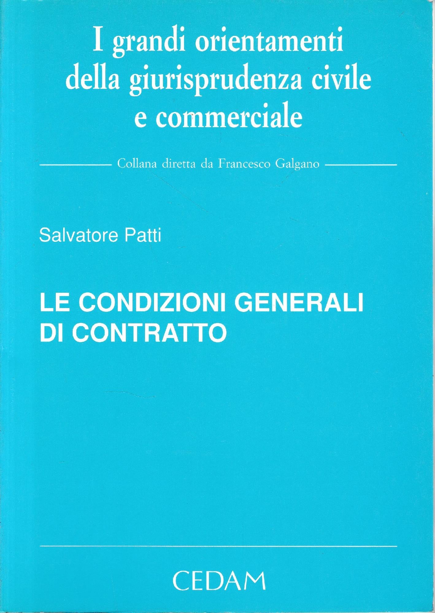 Le condizioni generali di contratto - copertina