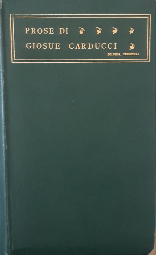 Prose di Giosue Carducci - copertina
