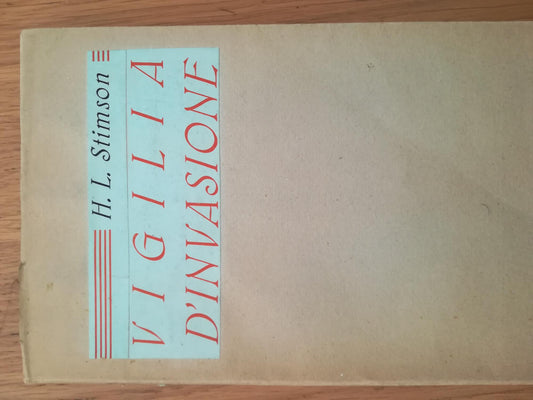 Vigilia d'invasione - copertina