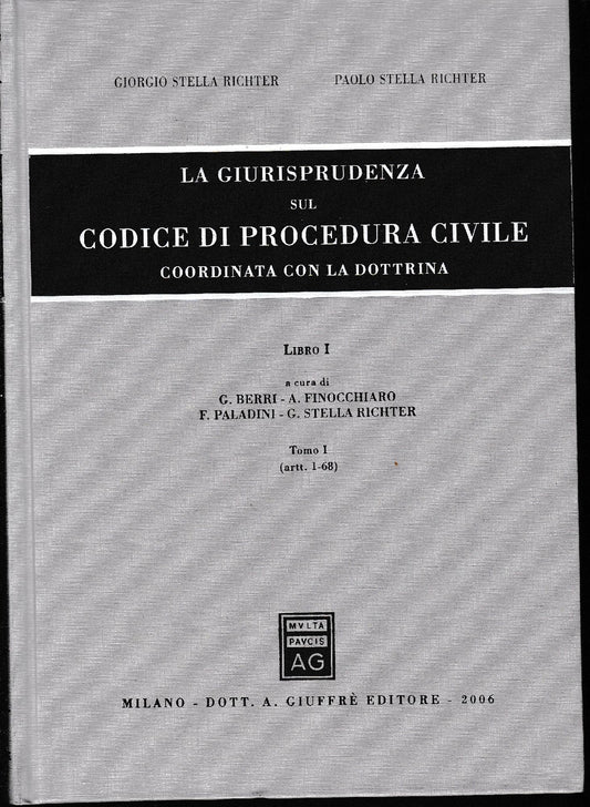 Libro 1, tomo1  (artt. 1-68) - copertina