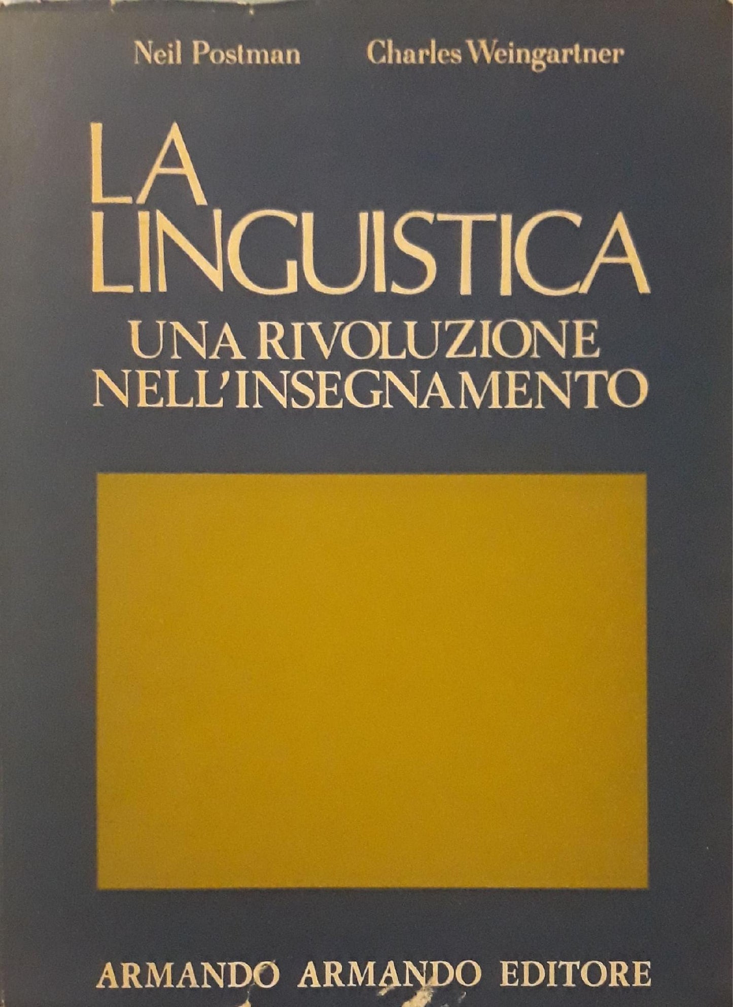 La linguistica: una rivoluzione nell'insegnamento - copertina