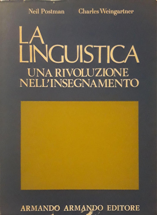 La linguistica: una rivoluzione nell'insegnamento - copertina