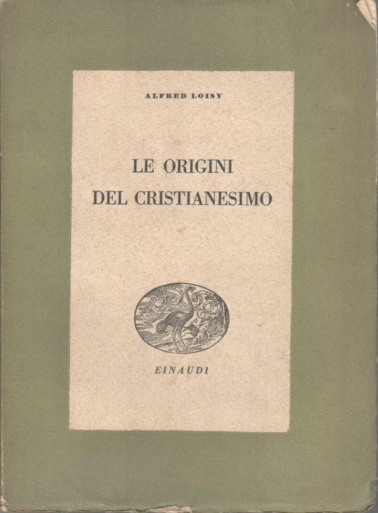 Le origini del Cristianesimo - copertina