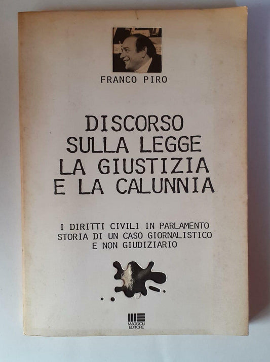 Discorso sulla legge, la giustizia e la calunnia - copertina