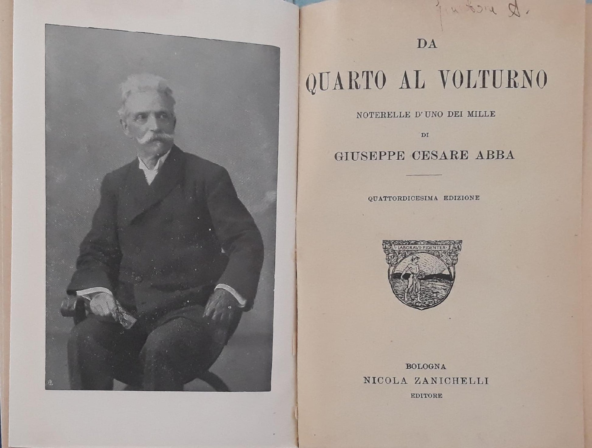 Da Quarto al Volturno: noterelle d'uno dei mille - copertina