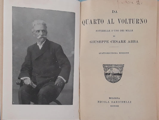 Da Quarto al Volturno: noterelle d'uno dei mille - copertina