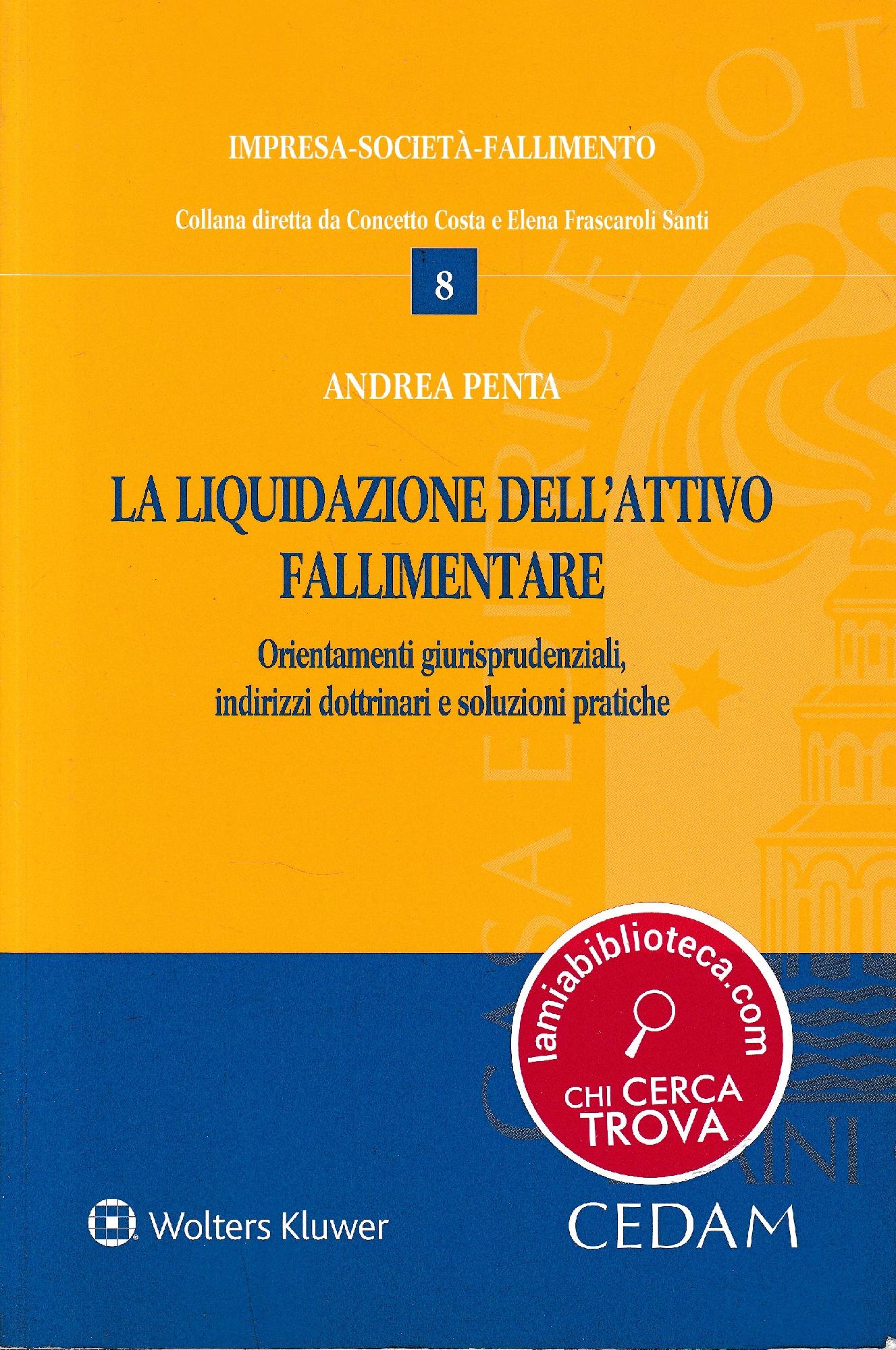La liquidazione dell'attivo fallimentare - copertina