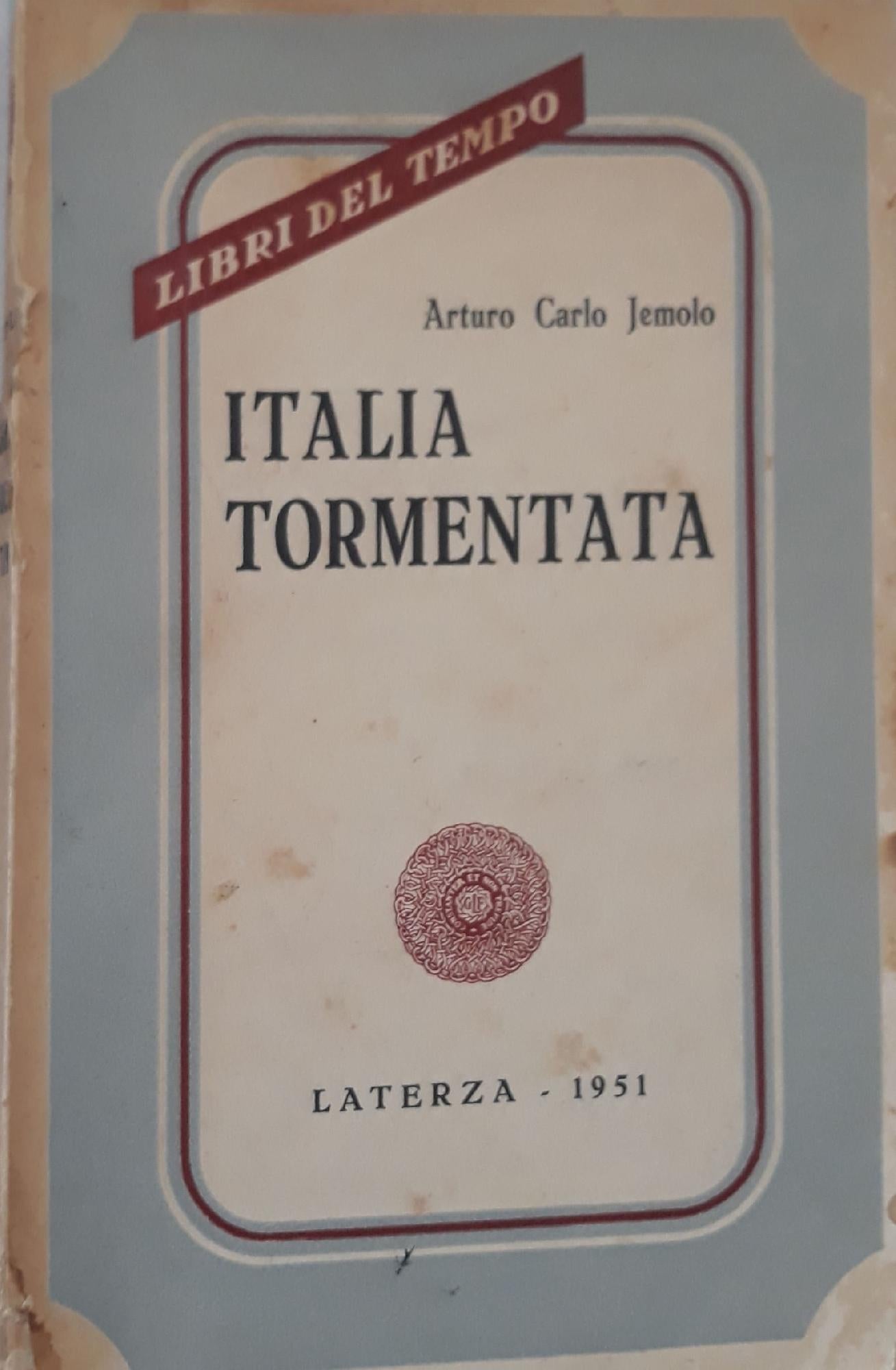 Italia tormentata - copertina