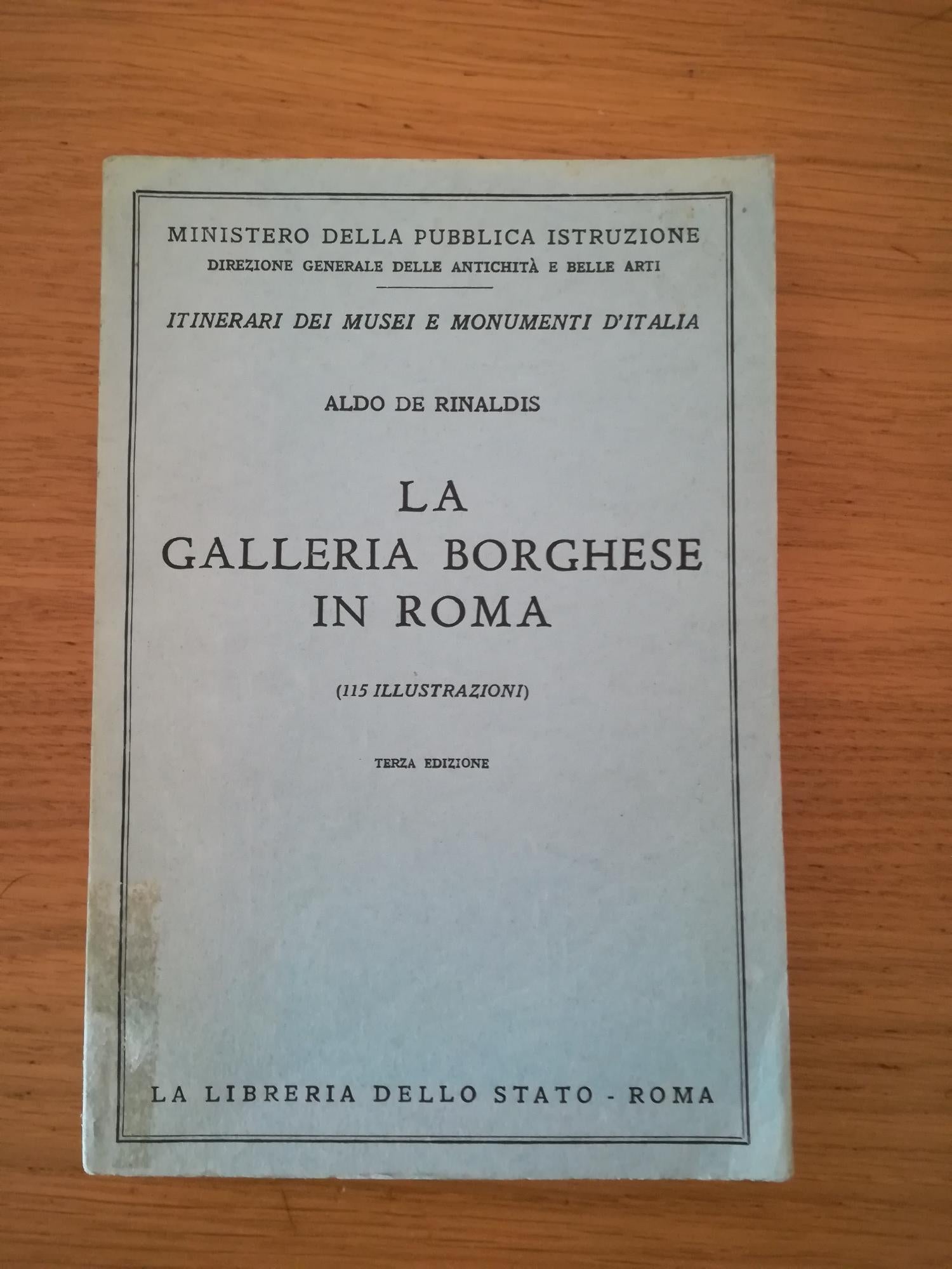 La galleria Borghese in Roma - copertina