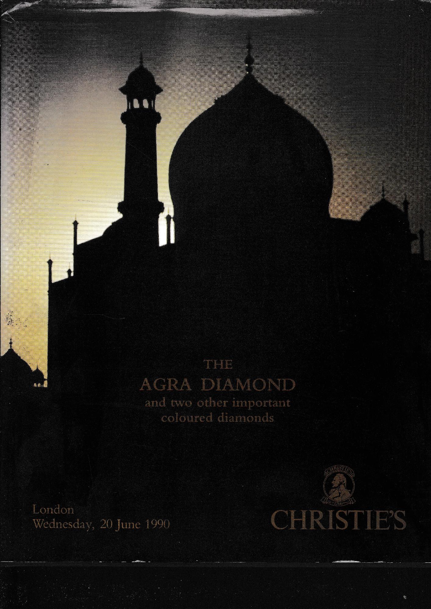 The Agra Diamonds and two other important coloured diamonds. Catalogo - copertina